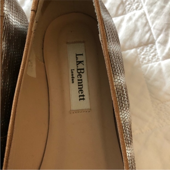 L.K. Bennett London - Princess of Wales Fav. Brand. leather loafers (like new) - Picture 5 of 10